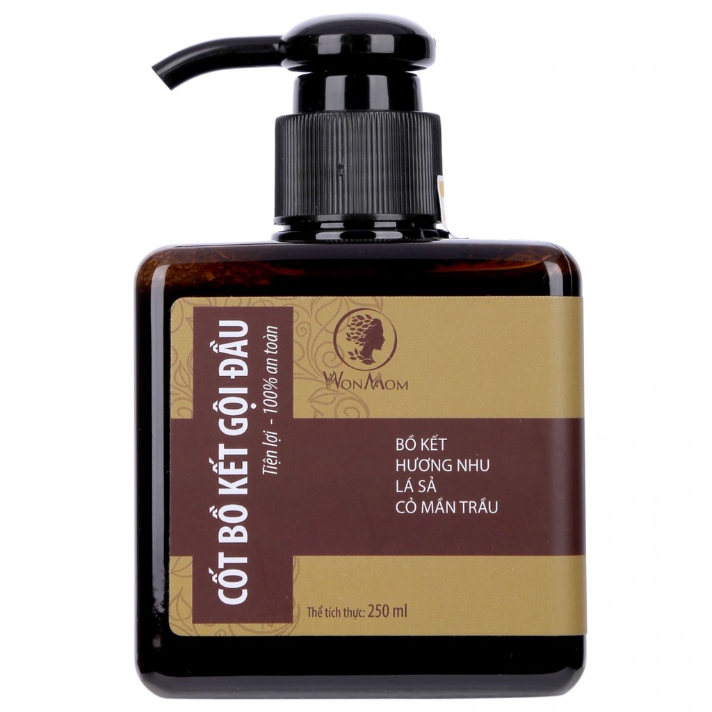 Cốt Bồ Kết Đánh Bay Gàu, Kích Thích Mọc Tóc Wonmom 250ml