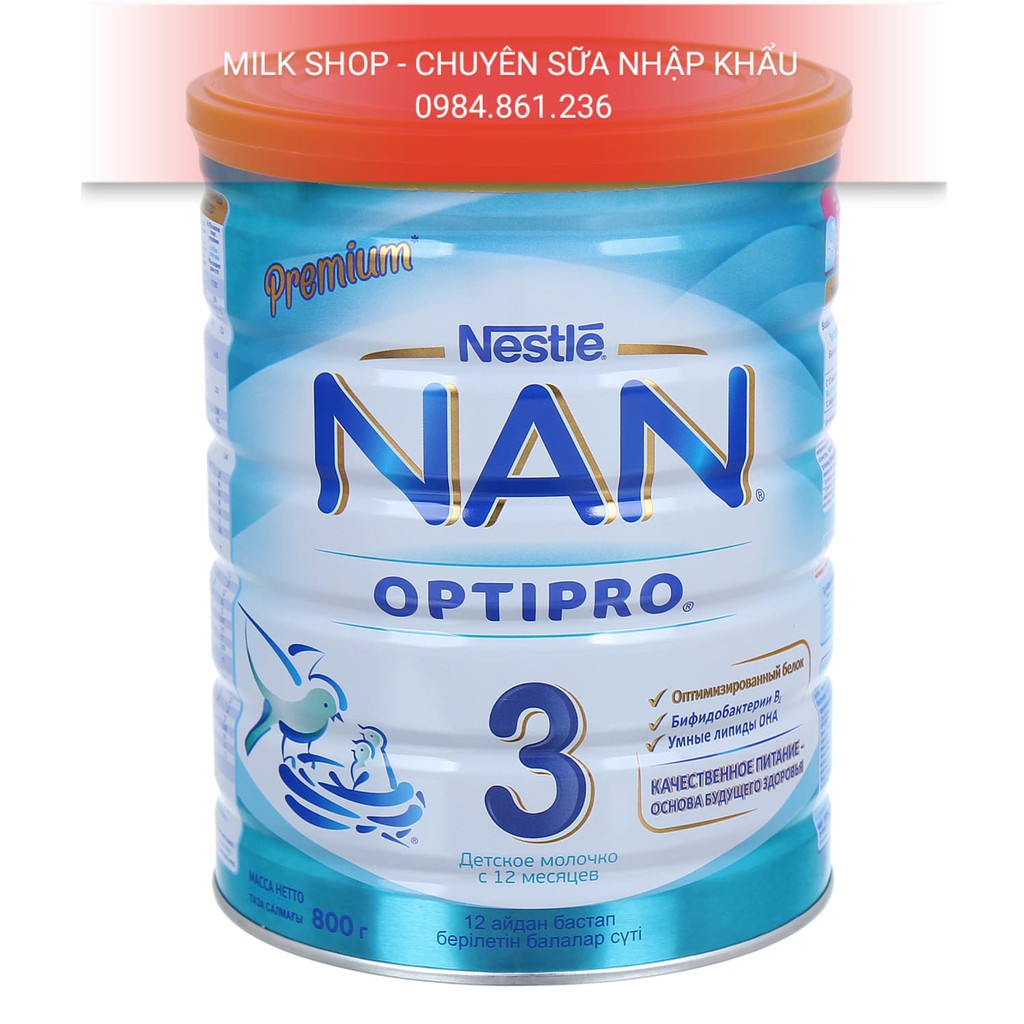 Sữa Nan Nga Nestle Optipro số 3 (800g)