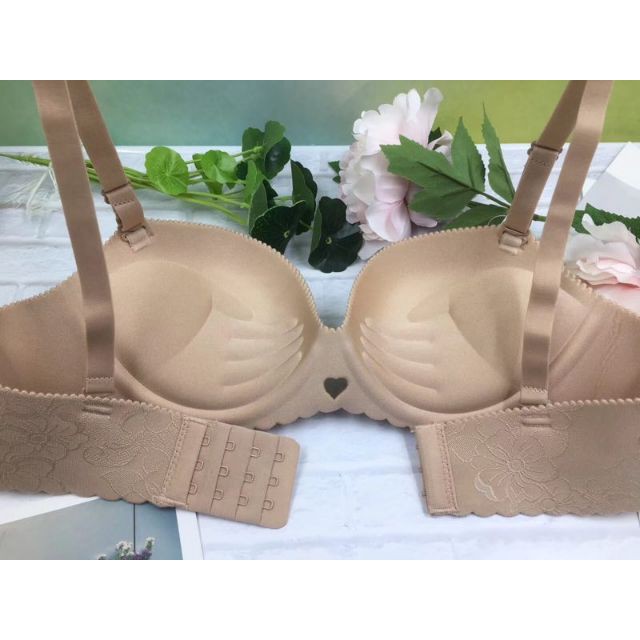 Áo ngực su gấm - đệm 5cm in hoa cao cấp,.Áo U52