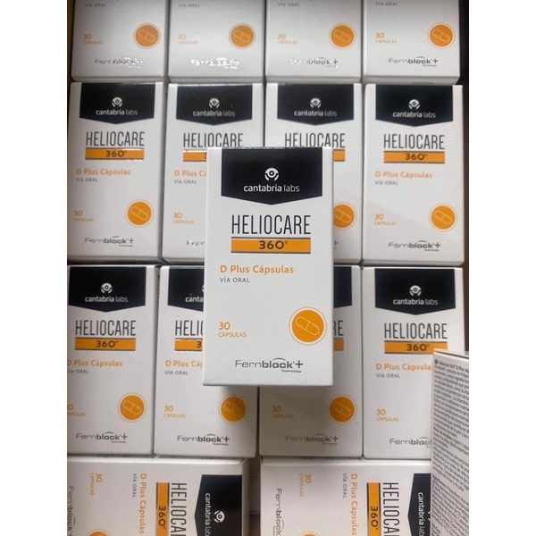 Viên uống chống nắng sáng da Heliocare 360 D plus chống lão hóa