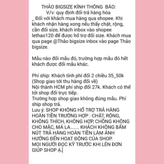 Áo sơ mi cho nàng từ 60 đến 90 ký