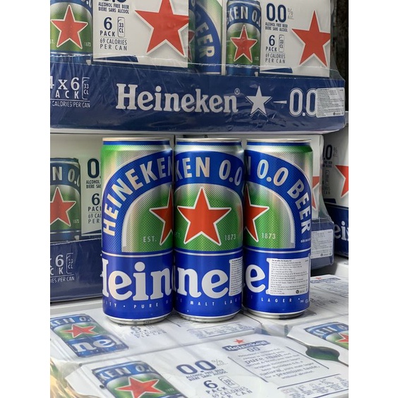 Lốc 6 lon Heineken không cồn 0.0 330ml/lon