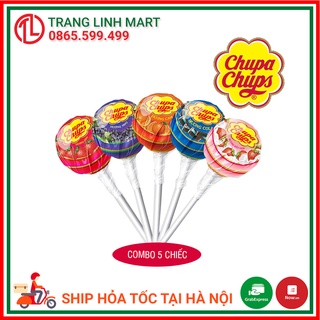 Combo 5 chiếc Kẹo mút Chupa Chups hương hỗn hợp