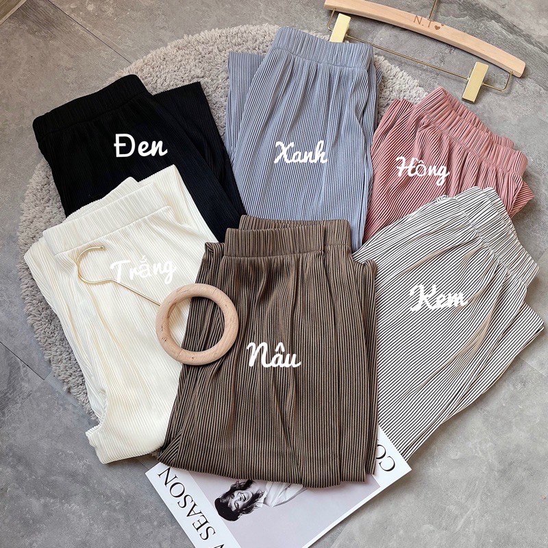 Quần culottes tăm lạnh hàng Quảng Châu (hàng sẵn)