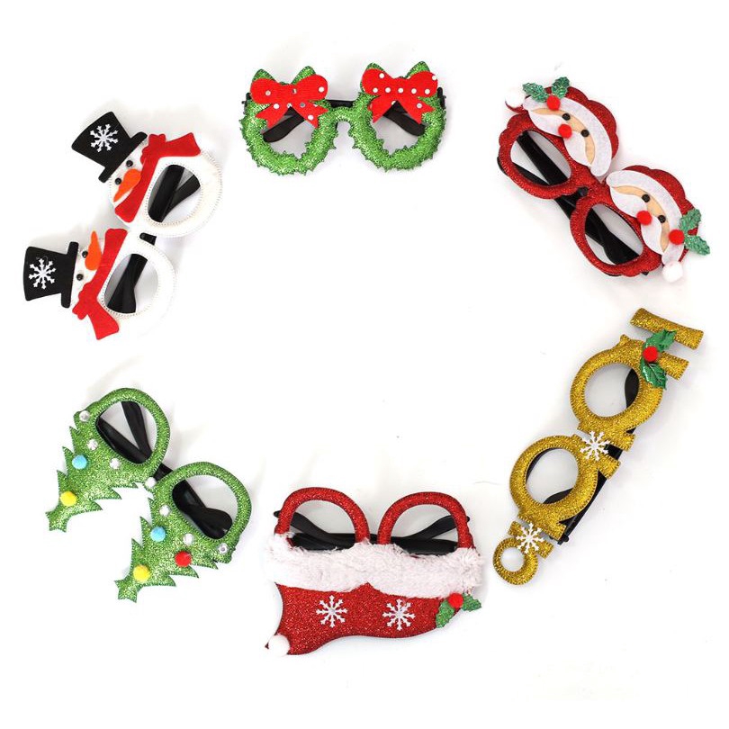 Kính mắt đeo trang trí giáng sinh cho người lớn và trẻ em | BigBuy360 - bigbuy360.vn