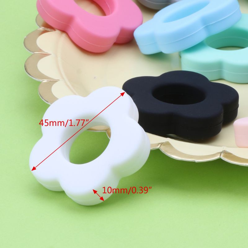 Vòng Silicone 4.5cm Làm Vòng Ngậm Mọc Răng Cho Bé