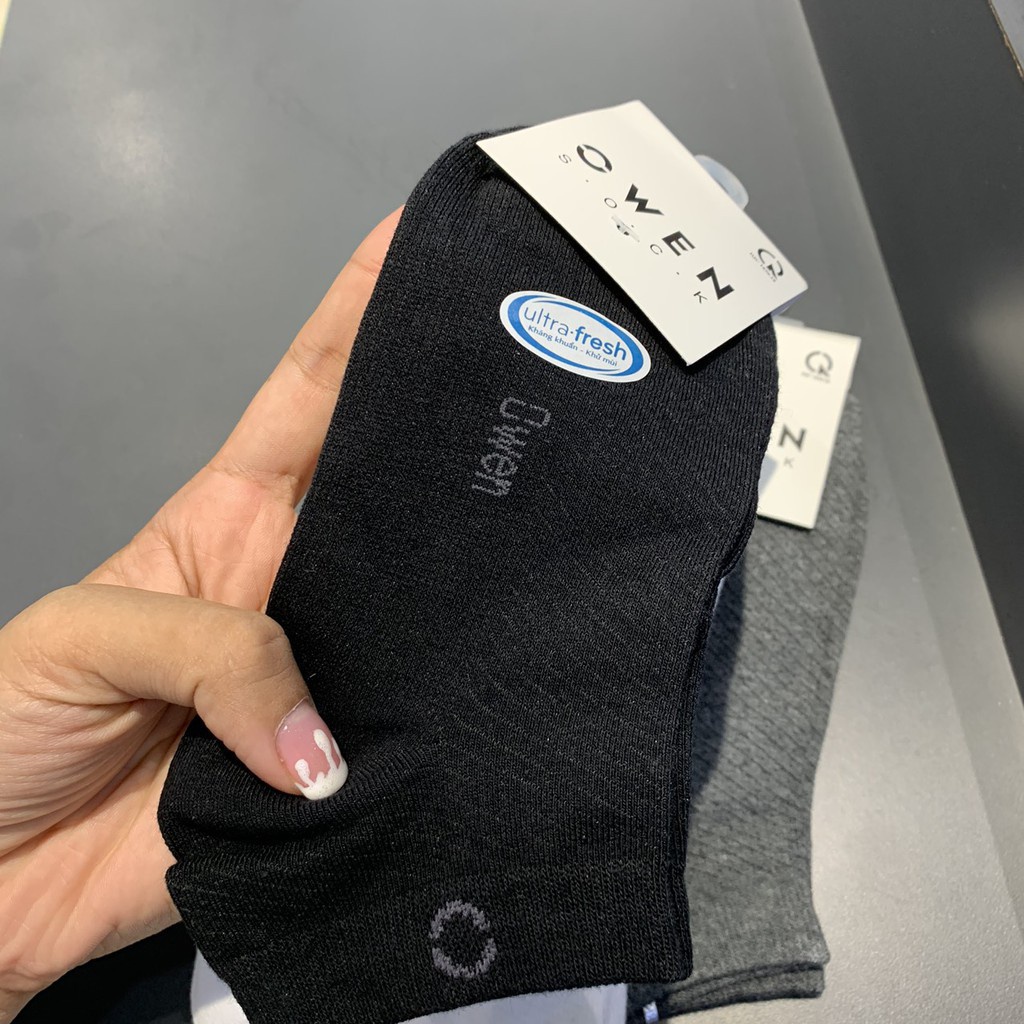 Tất Nam OWEN Cổ Ngắn Cao Cấp O-111 Chính Hãng khử mùi vớ không hôi không xù thoáng khí XanhHouse