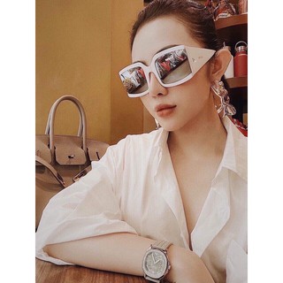 Kính mát kính đi biểm tráng gương phản quang cao cấp cực Hot . 3 màu: Trắng, nâu, đen