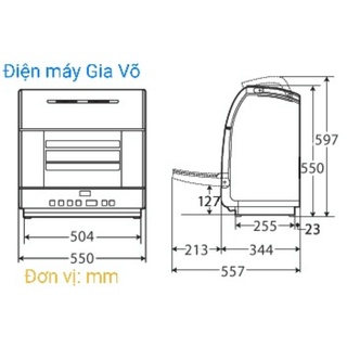 Máy rửa chén Toshiba nội địa Nhật