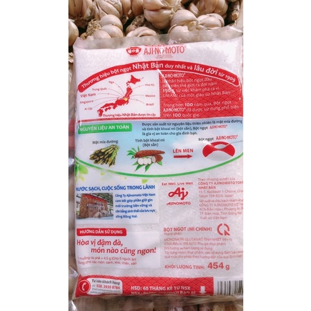 Bột ngọt Ajinomoto 454gr, 1kg