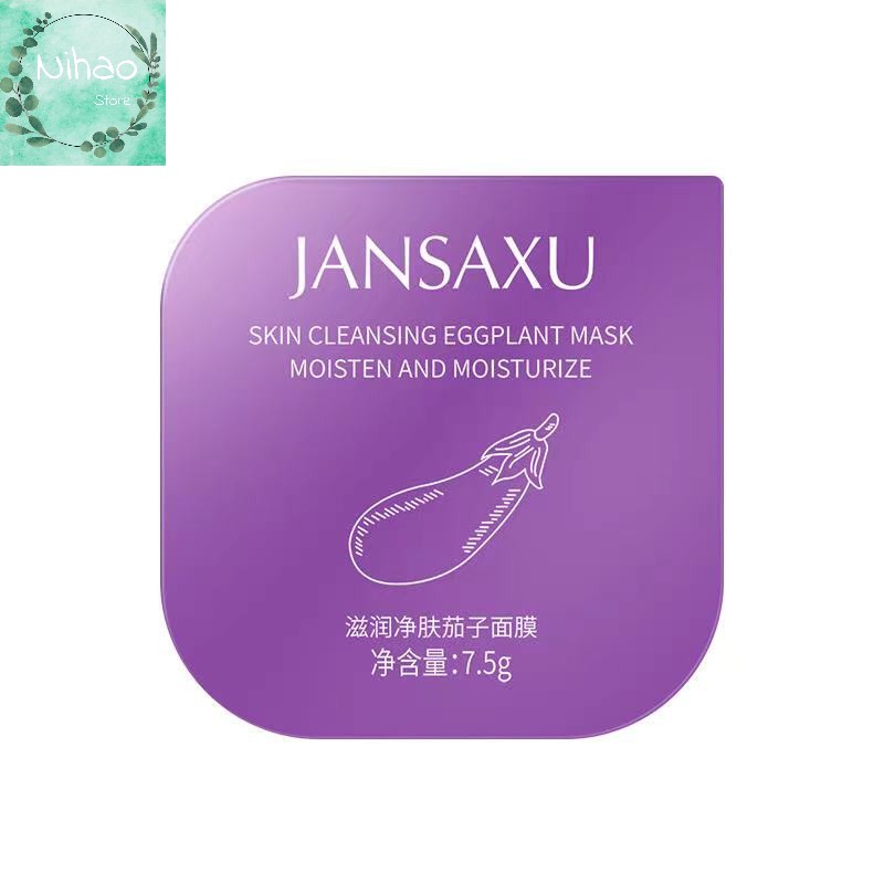 [Hàng mới về] Mặt nạ cà tím JANSAXU dưỡng da làm trắng cấp ẩm làm sạch sâu hiệu quả | BigBuy360 - bigbuy360.vn