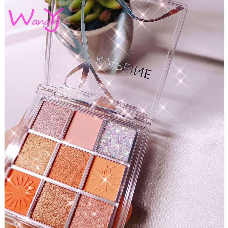 [Hàng mới về] Bảng phấn mắt K'APEINE với 9 màu lì mờ ánh nhũ thời trang | BigBuy360 - bigbuy360.vn