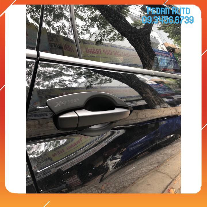Ốp tay nắm, chén cửa Xpander 2018 -2019 2020 2021 màu đen