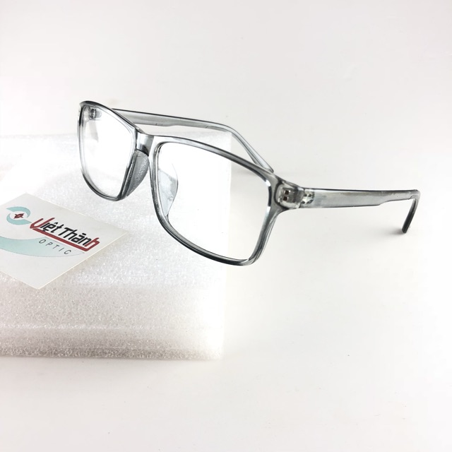 Gọng kính vuông màu kính giả cận thời trang