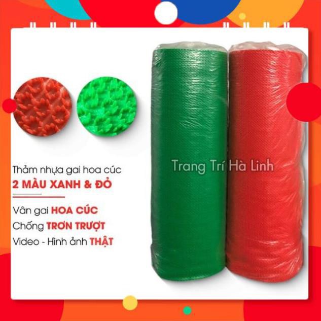 Thảm nhựa gai hoa cúc trải sàn nhà , trước sảnh chống trơn trượt giá rẻ