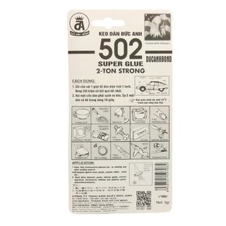 Keo dán 502 siêu dính chắc chắn Super Glue