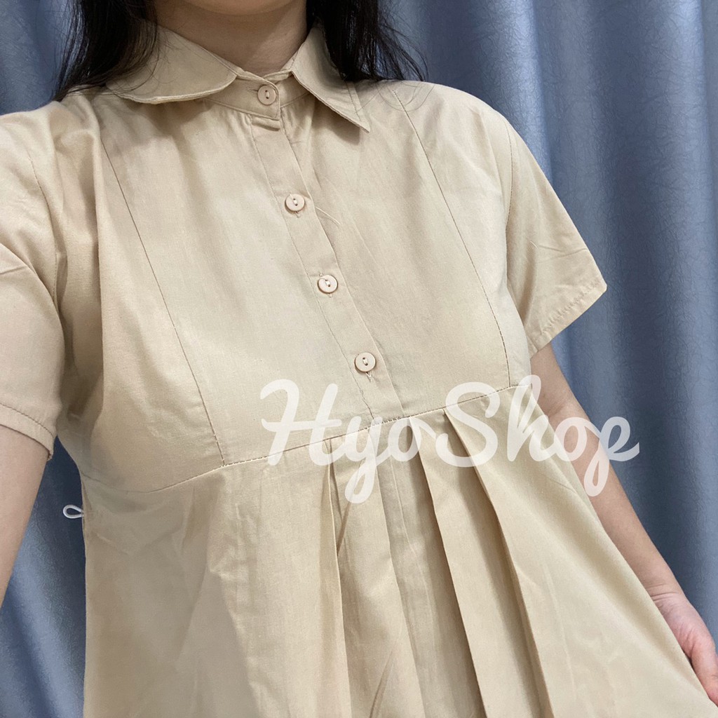 Áo Bầu Công Sở Trơn Mềm Mịn Mát Hyo Shop FreeSize Dưới 70Kg