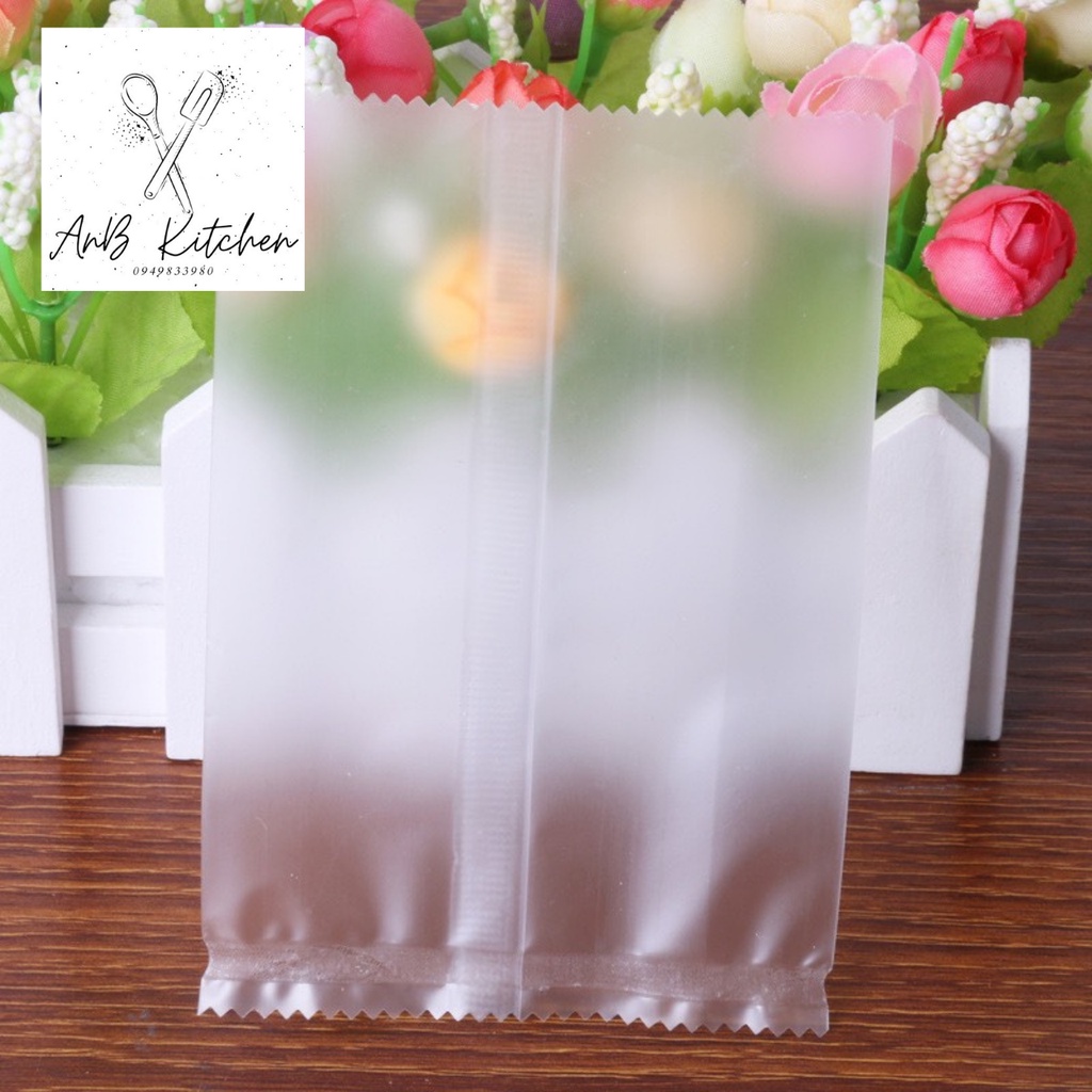 Bao bì đựng trà, bánh kẹo trắng mờ, hàn nhiệt, nhiều kích thước