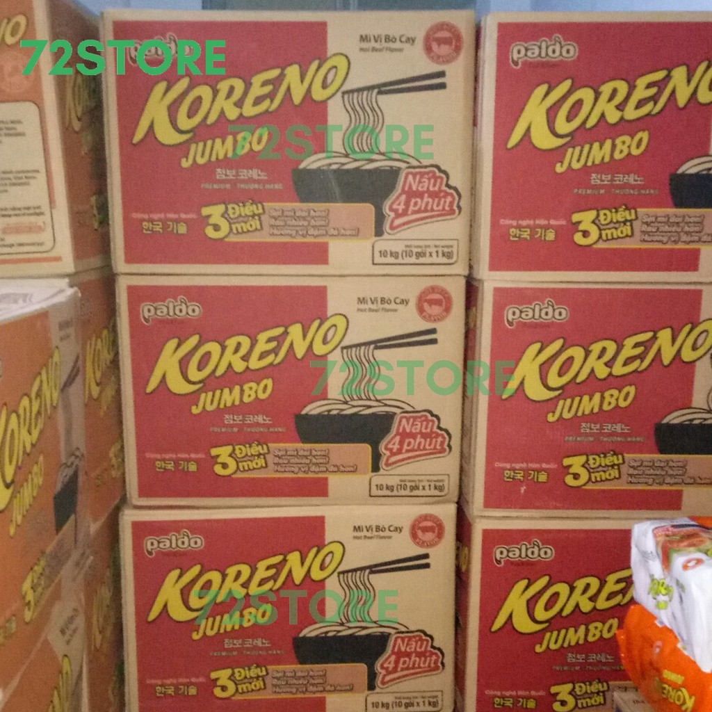 MÌ ĂN LIỀN KORENO JUMBO HÀN QUỐC 1KG (LỐC 10 GÓI) . | BigBuy360 - bigbuy360.vn