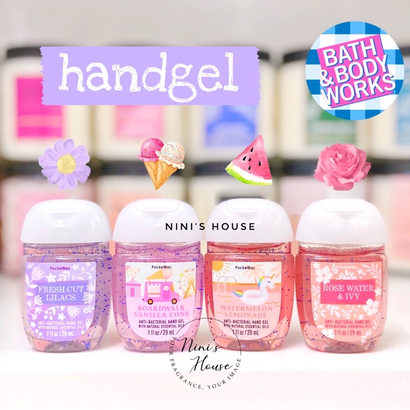 [Hàng Mỹ] Nước rửa tay khô hand gel Bath and Body Works 29ml