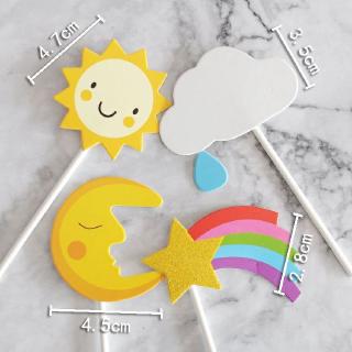 Que cắm set mặt trời cầu vồng mây