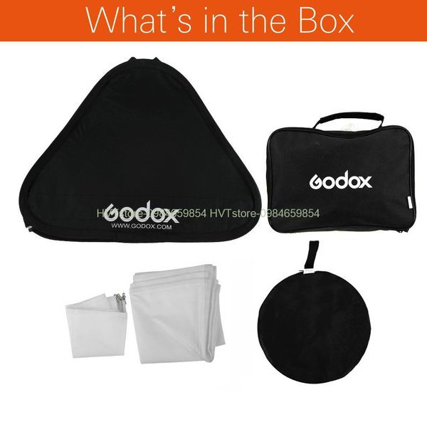 Tản sáng xách tay thao tác nhanh hãng 40x40cm, 50x50cm, 60x60cm, 80x80cm không ngàm kẹp