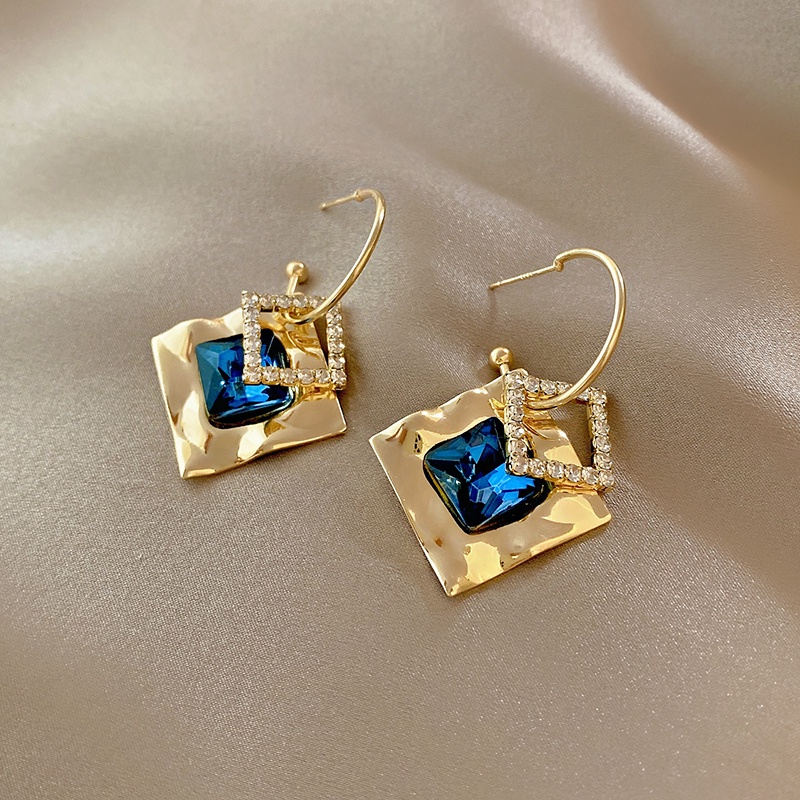 Bông Tai Mạ Bạc 925 Thiết Kế Độc Đáo Thời Trang Hàn Quốc Cho Nữ