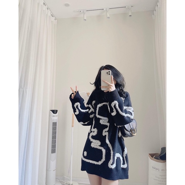 Áo len khủng long dấu quần chất dày dặn | BigBuy360 - bigbuy360.vn