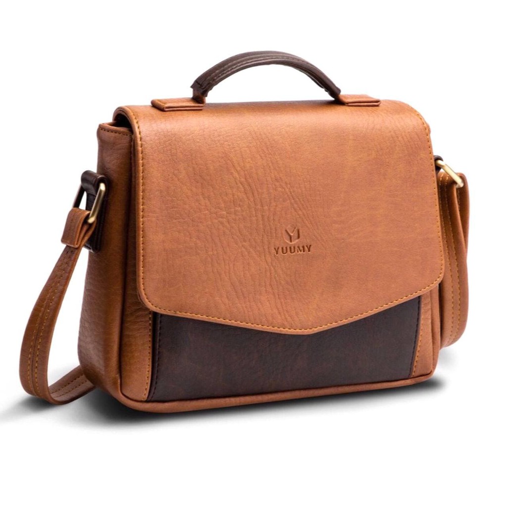 Túi Xách Da Đeo Chéo Hình Hộp Chữ Nhật