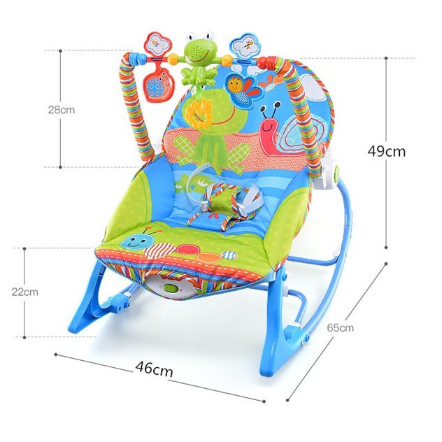 FREE SHIP !!! Ghế rung cho bé có nhạc và bập bênh cao cấp chính hãng