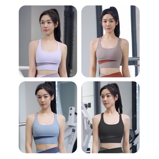 Áo bra tập gym yoga cao cấp có mút ngực chống sốc GEPO GP205