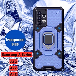 Ốp điện thoại silicon chống sốc có giá đỡ từ tính cho samsung galaxy a02s a12 a42 a51 a52s a52 a71 a72 4g 5g