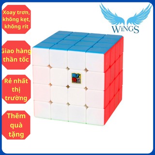 [NHỰA CAO CẤP+ QUÀ TẶNG ] Rubik 4x4 Không Viền Rubic 4 Tầng Cao Cấp Xoay Trơn Không Rít Không Kẹt