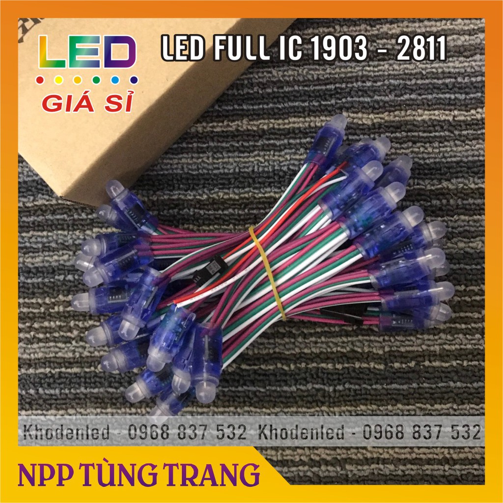 Đèn Led full IC 1903 - 2811 dây 50 bóng điện áp 5V