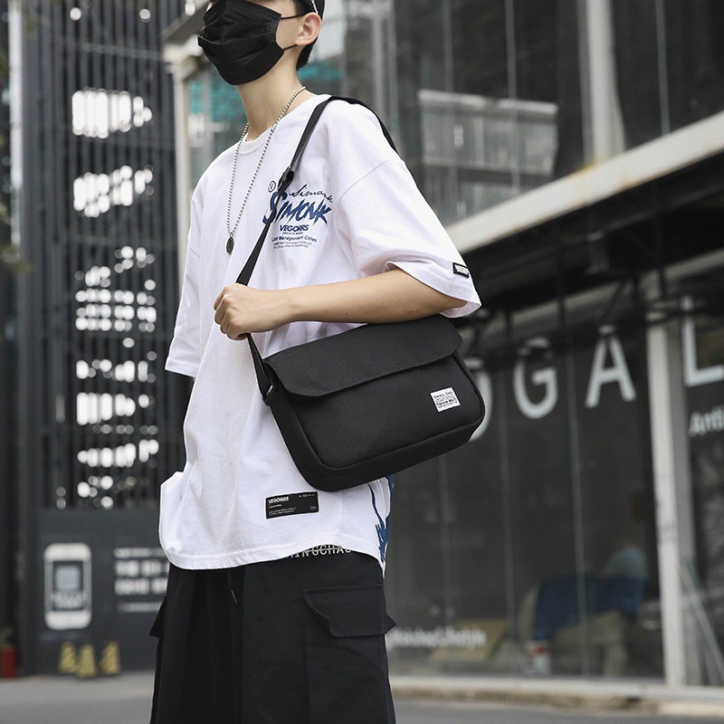 Túi đeo chéo unisex vải Canvas thời trang Hàn Quốc TC87 | BigBuy360 - bigbuy360.vn