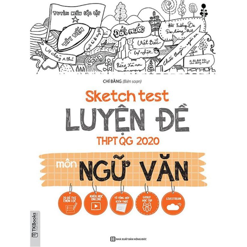 Sách - Combo Sketch Test Luyện Đề THPT QG 2020: Toán - Văn - Anh - Lý - Hóa - Sinh