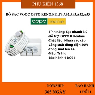 BỘ SẠC NHANH OPPO F9/F11/RENO & REALME 1 ĐỔI 1