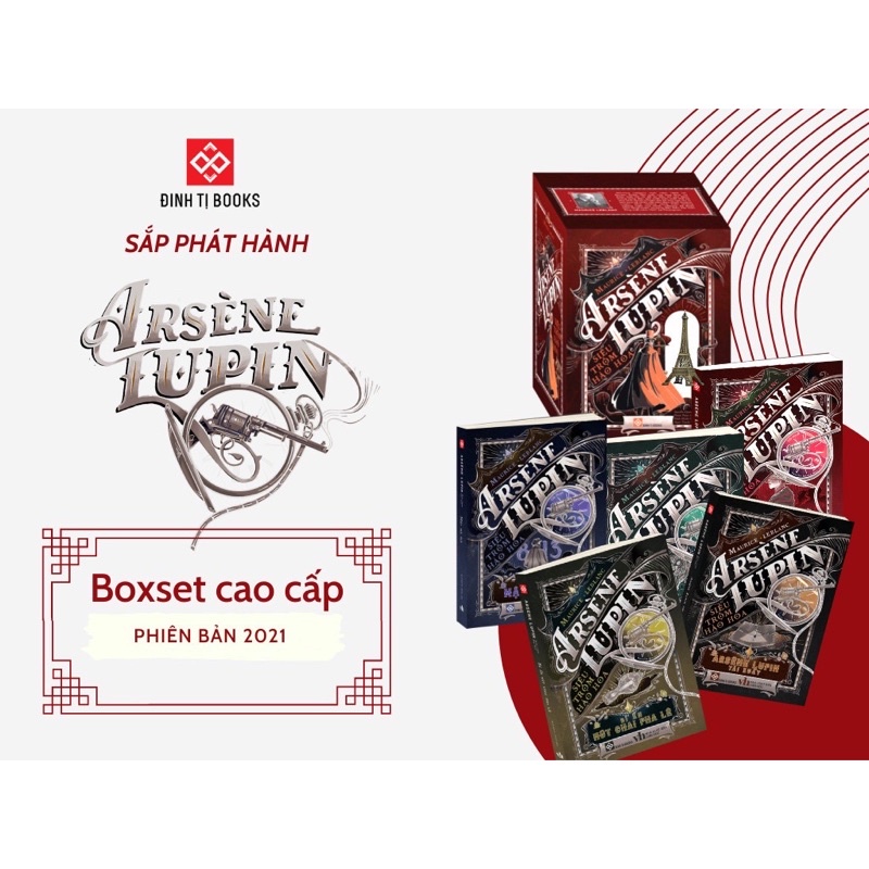 Sách-Hộp sách Arsène Lupin - Siêu trộm hào hoa