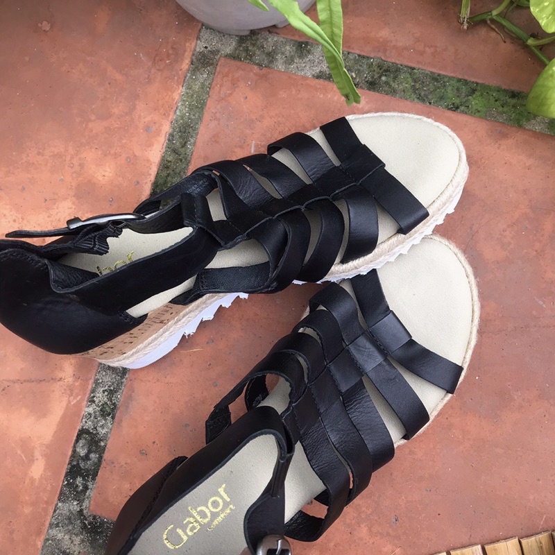 Giày dép sandal GABOR xuồng sz 37 37.5