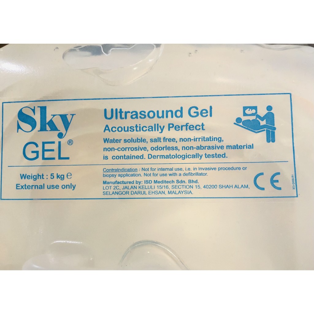 [Tặng Chai Chiết Gel] Gel Siêu Âm , Triệt Lông Màu Trắng Sky Malaysia