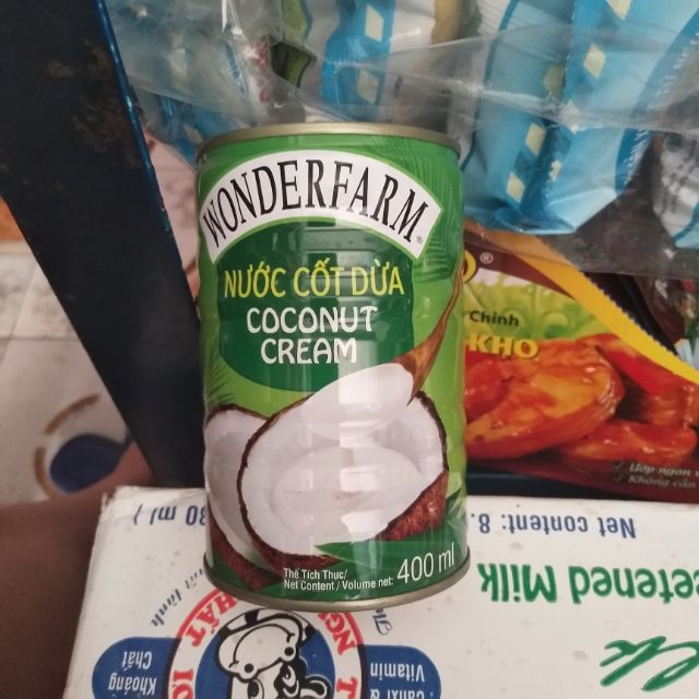 Nước Cốt Dừa Wonderfarm hộp 400ml