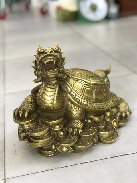 Long Quy bát quái hàng đẹp cao 24cm nặng 4,4kg