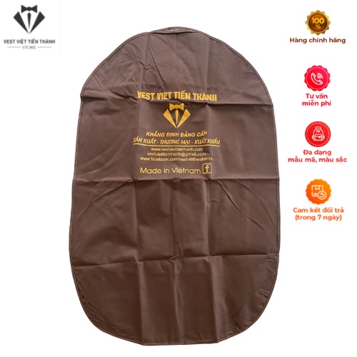 Túi đựng vest vải không dệt kích thước 60 x 90 cm vest việt tiến thành