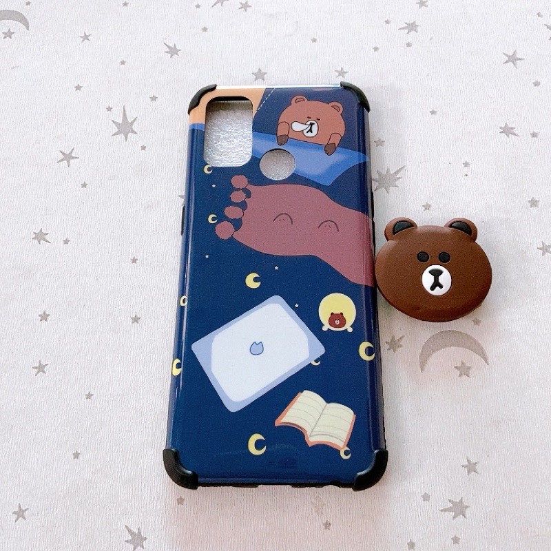 Ốp lưng idm Hàn Quốc kèm pop Oppo A53