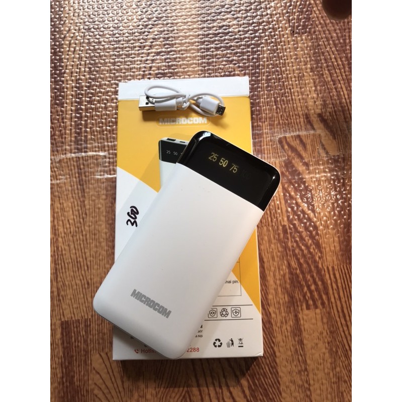 Sạc dự phòng microcom 10000mah