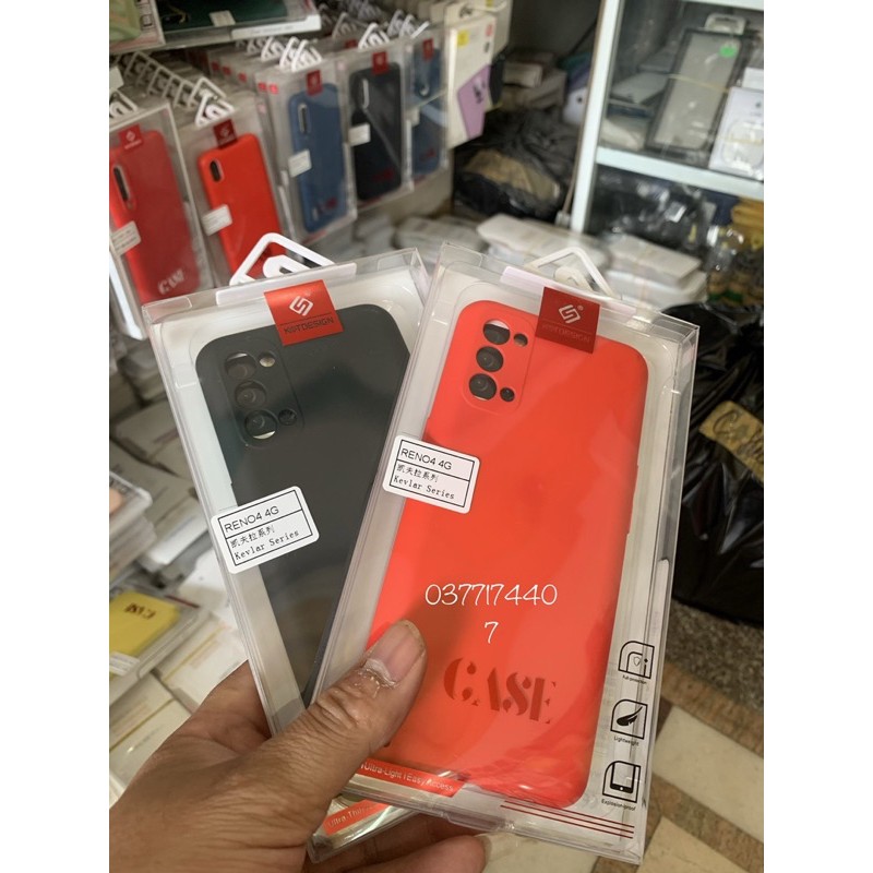 Ốp lưng dẻo màu cho Oppo Reno 4/ Reno 4 Pro hiệu KT Desing
