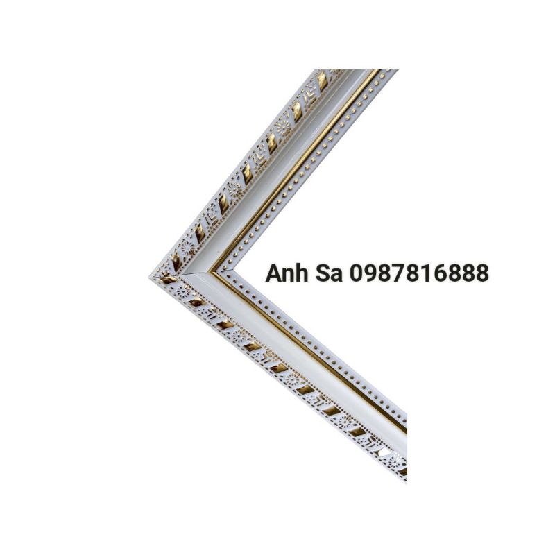 Khung ảnh bằng khen trang trí đẹp viền trắng A4 21x30  ảnh trang trí giá rẻ