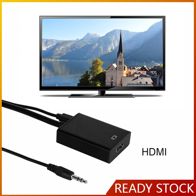 Dây chuyển đổi video cổng VGA dương sang cổng ra HDMI 1080P HD+ TV AV HDTV V