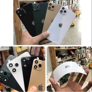 Miếng dán Độ Lưng nhám full mặt sau cho iphone X/ XS/ XR/ Xs Max nên 11 Pro Max Siêu sang