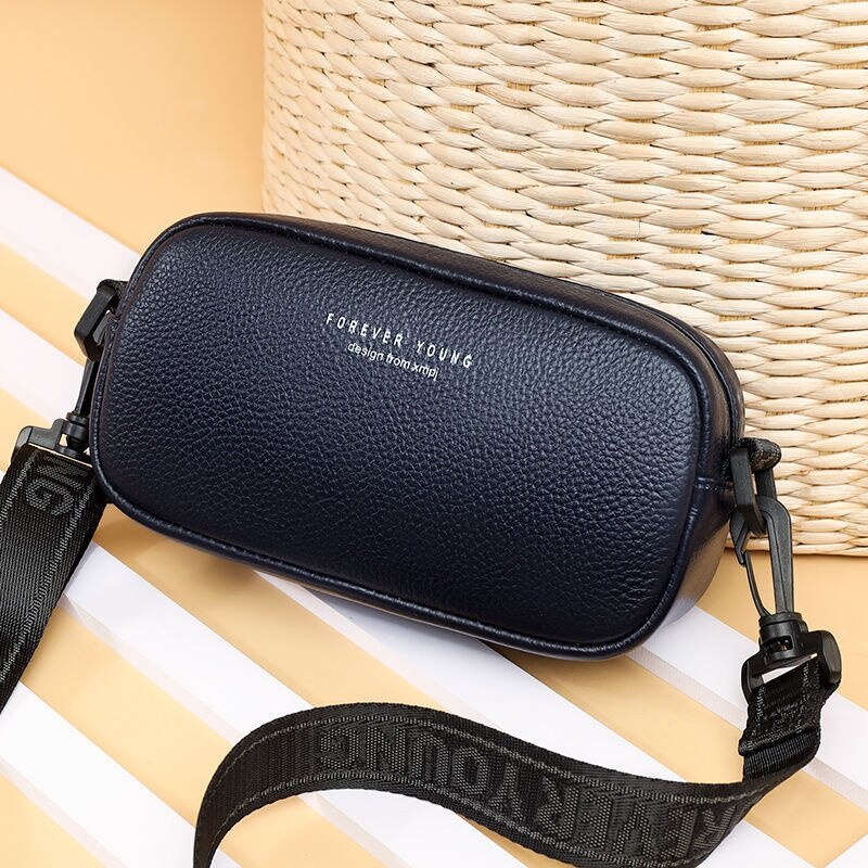 Hàng Mới Về  Túi Đeo Vai / Đeo Chéo Mini Bằng Da Bò Thật Cao Cấp Đựng Điện Thoại Thời Trang Cho Nữ